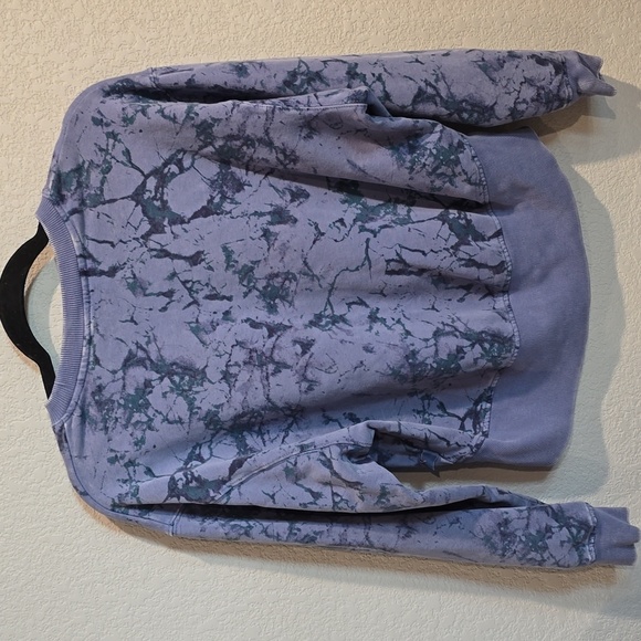 JoyLab Blue Patterned Sweatshirt - Picture 3 of 3
